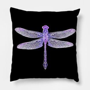 Galaxy dragonfly Pillow