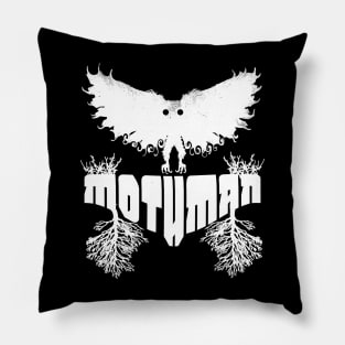 Mothman West Virginia Wing Humanoid Moth Retro Vintage All White Pillow