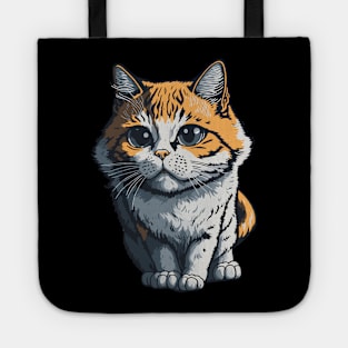 Cool Feline in Shades: Whiskered Purrfection for Cat Miaw Lovers Tote