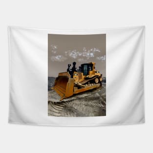 Bulldozer Tapestry