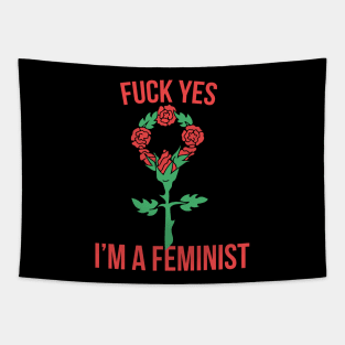 Fuck yes i'm a Feminist Tapestry