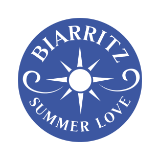 Biarritz France Summer Love T-Shirt