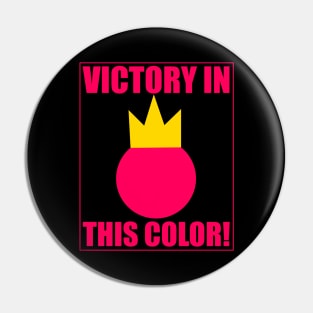 Stick Fight - Red Victory in this Color Pin