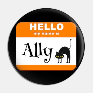 Ally Cat Pin