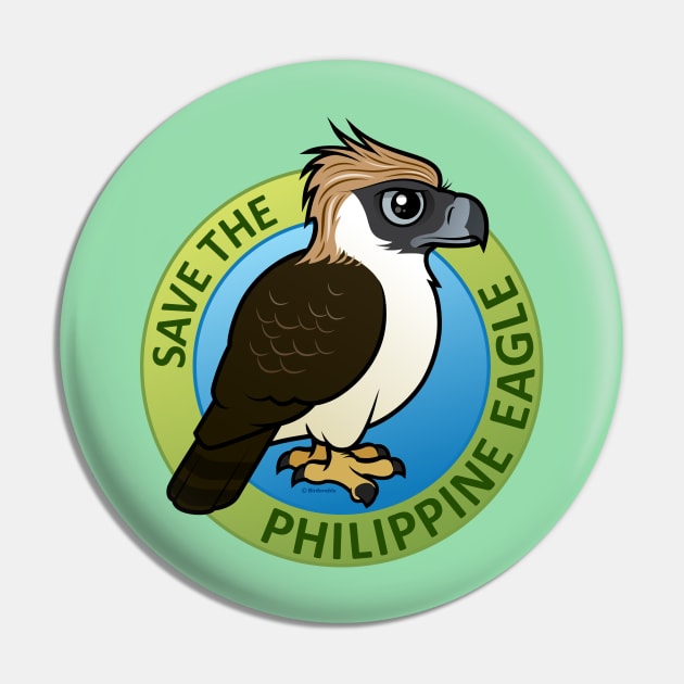 Save the Philippine Eagle Pin by birdorable