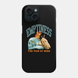 Emptiness t-shirt design Phone Case