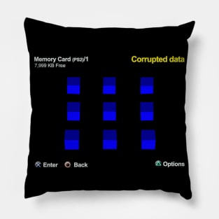 Memory Card Corrupted Data Pillow