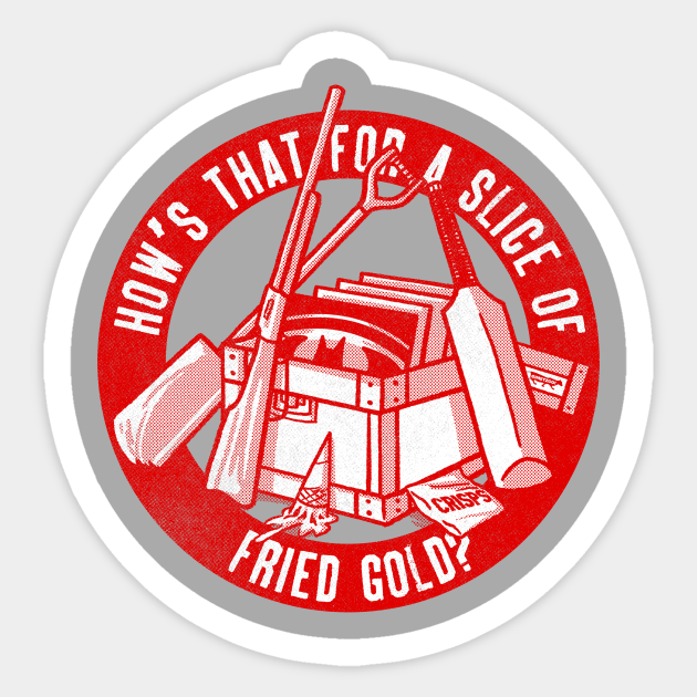 Fried Gold - Shaun Of The Dead - Sticker