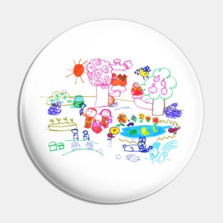 Spring Bloom Full and Bright Pin