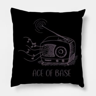 Listening Ace of base Pillow