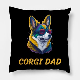 corgi dad Pillow