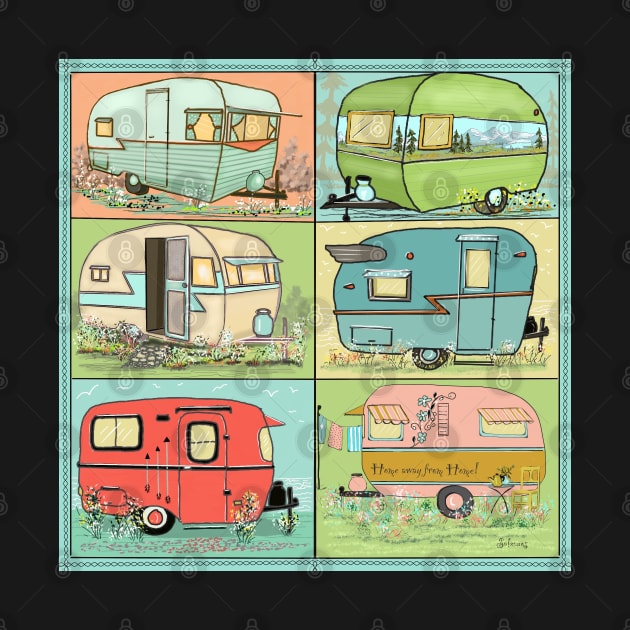 Camping Glamping in Vintage Trailers! by Salzanos