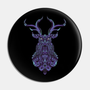 ornamental deer Pin