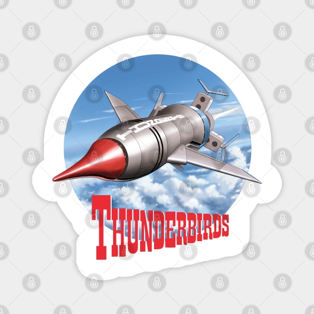 Thunderbird 1 from 'Thunderbirds' Magnet by RichardFarrell