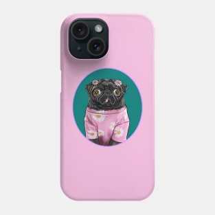 Squishy Brindle Pug Phone Case