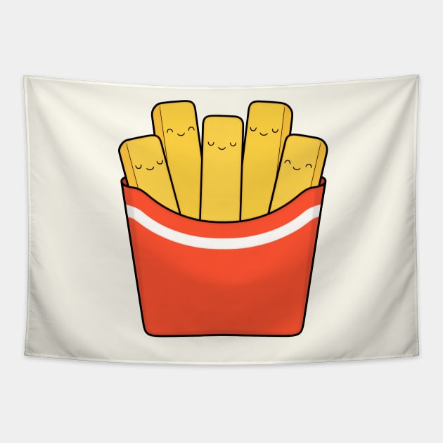 Best Fries Tapestry by kimvervuurt