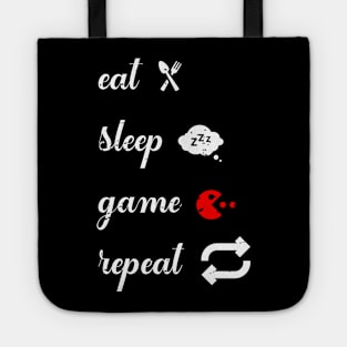 Eat, sleep, Game and repeat Tote