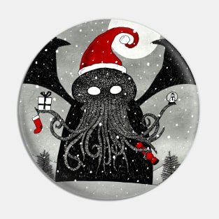 A Cthulhu Christmas Pin