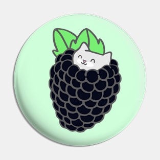 Blackberry Kitten Pin