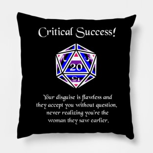 Genderfluid Pride Critical Success Pillow