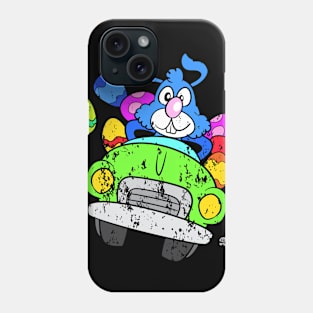 Retro Vintage Grunge Easter Bunny Phone Case