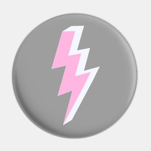 Pink Triple Lightning Thunder Bolt Pin