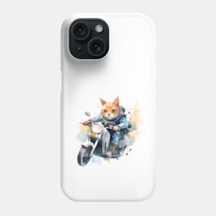 Cat Biker Phone Case