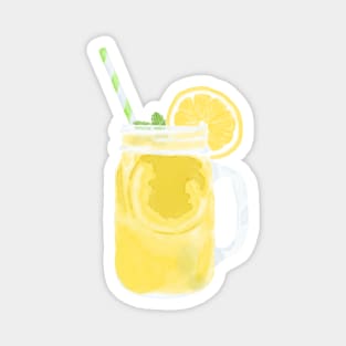 Jar Glass of Lemonade Magnet