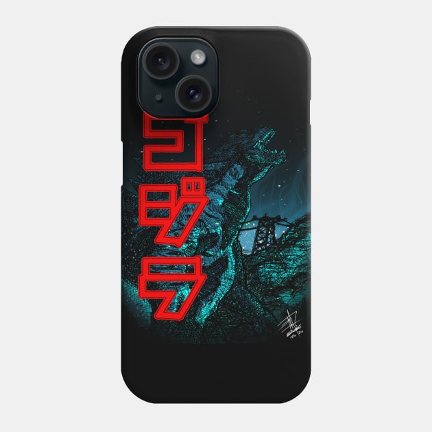 GOD AMONGST KAIJUS Phone Case by AyAyRonM