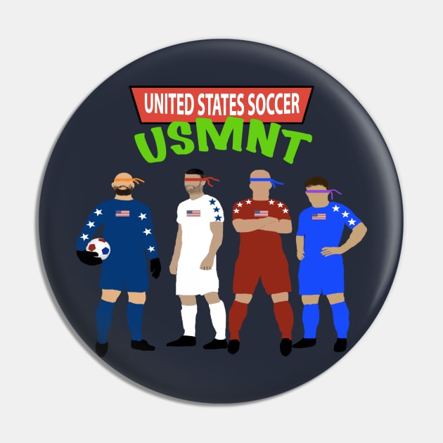 USMNT TMNT Pin by BackupAllStars