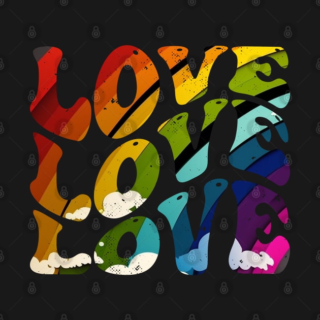 Love Love Love - Spread Positivity by bobacks