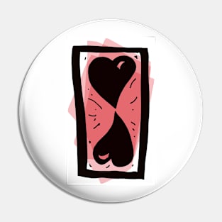 2 Hearts Pin