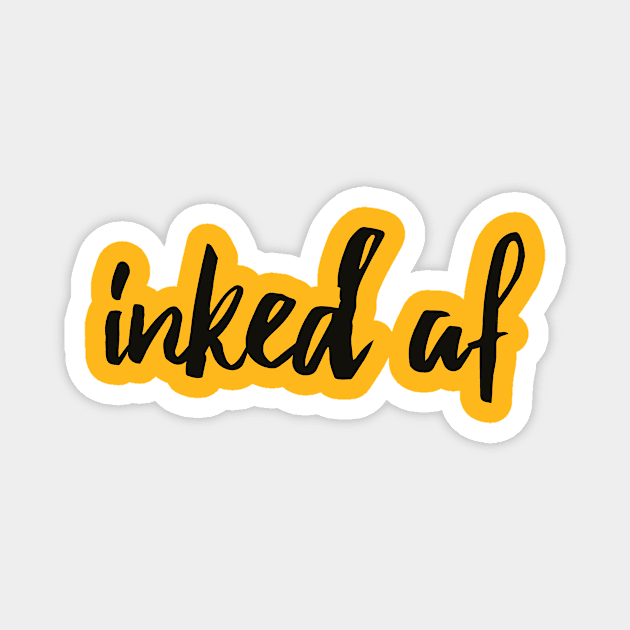 Inked af (black) Magnet by nektarinchen