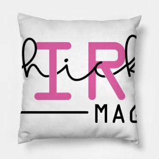 Thick girl magic Pillow