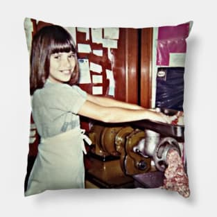 Garbage girl Pillow