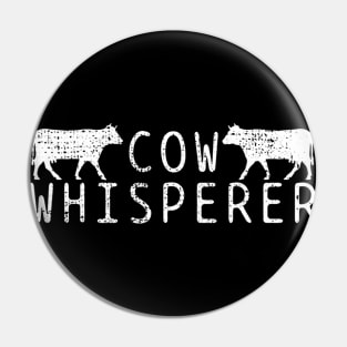 Farmer Cow Whisperer Vintage Pin