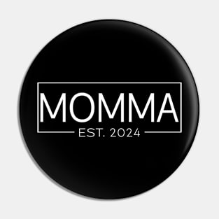 Momma Est. 2024, New Momma 2024 Pin