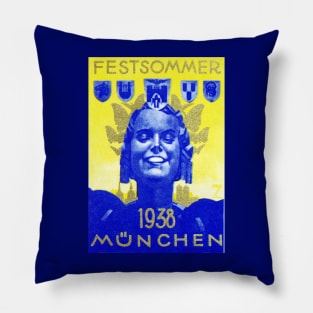 1938 Munich Summer Festival Pillow