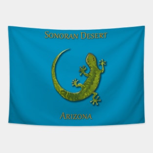 Gecko, Sonoran Desert Tuscon Arizona Tapestry