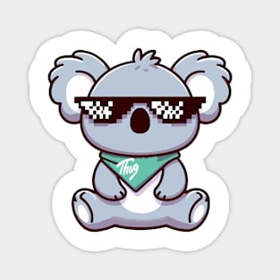 Thug koala Life Magnet