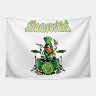 Shramrockin' Drummer Tapestry