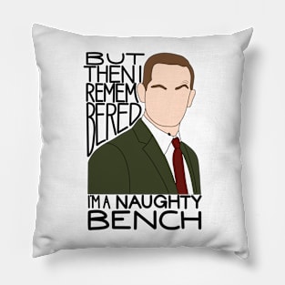 I’m A Naughty Bench Pillow