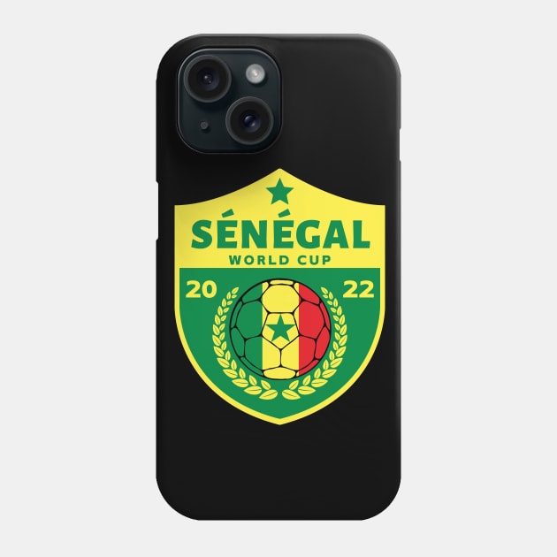 Senegal Football Phone Case by footballomatic