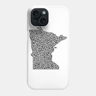 State of Minnesota Maze Phone Case