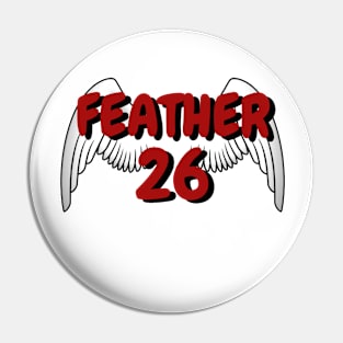 Feather26 Wings Pin