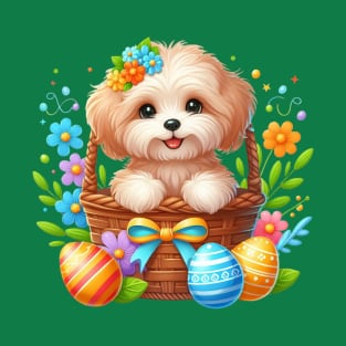 Maltipoo Easter Bunny T-Shirt