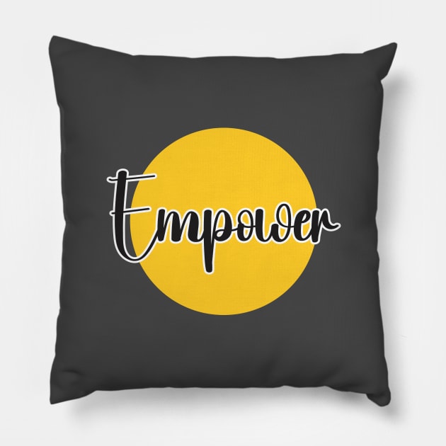 Empower Pillow by Qasim