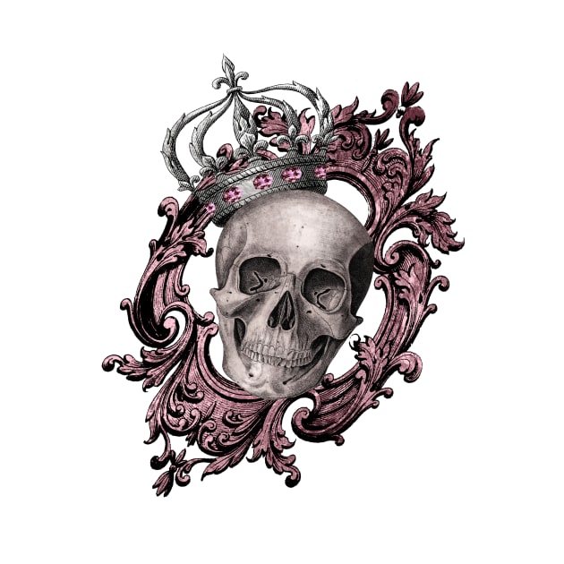 Goth Victorian Rock N Roll Skull by allthumbs