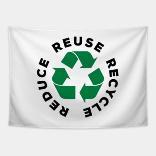 Reduce Reuse Recycle World Environment Day Gift Tapestry