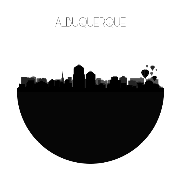 Albuquerque Skyline by inspirowl